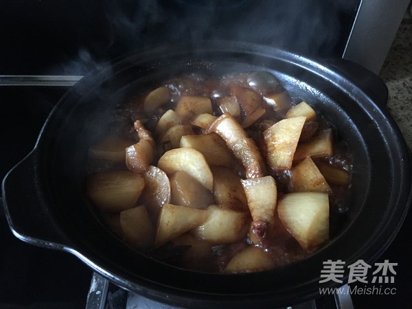 Braised Pork with Radish recipe