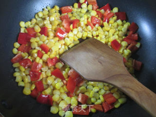 Stir-fried Corn Kernels with Red Pepper recipe