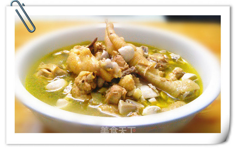 Bisporus Mushroom Chicken Soup