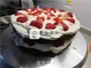 #aca烤明星大赛#fresh Fruit Naked Cake recipe