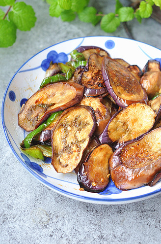 Braised Eggplant with Less Oil recipe