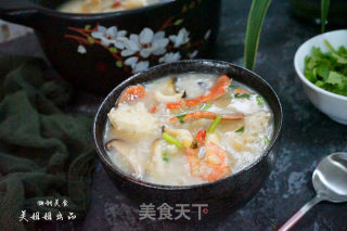 Crab and Abalone Congee recipe