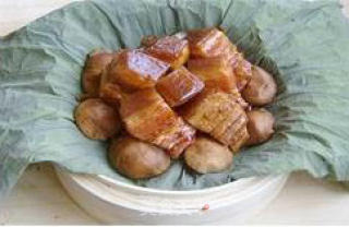 Rotten Pork with Lotus Leaf recipe