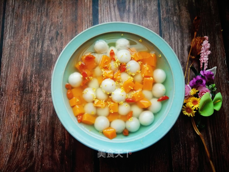 Osmanthus Sweet Potato Gnocchi recipe