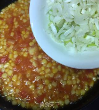 Sweet and Delicious Tomato Fried Corn recipe