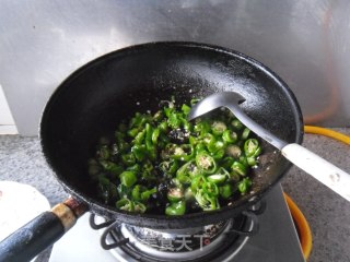 Stir-fried Chili with Black Bean Sauce recipe