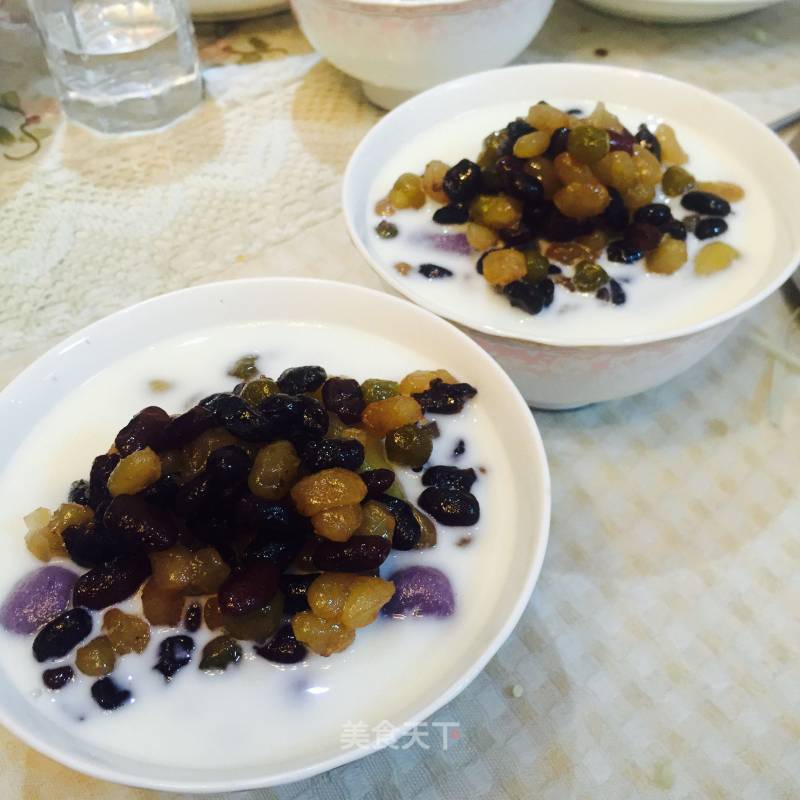 Taro Balls and Honey Beans recipe