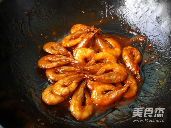 Braised Prawns in Tomato Sauce recipe
