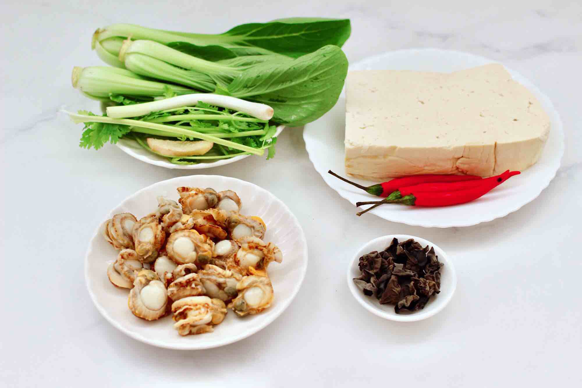 Seafood Fungus Tofu Soup recipe