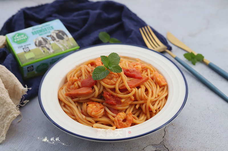 Tomato Shrimp Pasta recipe