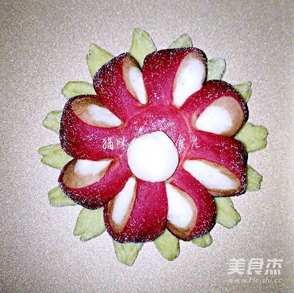 Four-color Flower Bread recipe