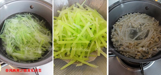 Lettuce Mixed with Spicy Cabbage recipe