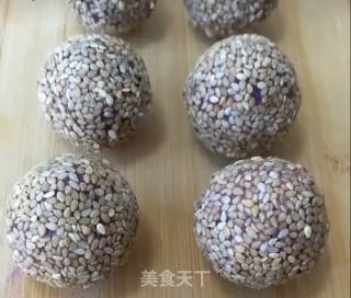 Purple Sweet Potato Mochi recipe