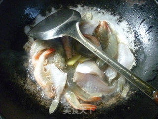 Rubber Fish Braised Shrimp recipe