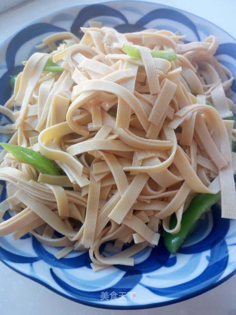 Dried Tofu with Hot Peppers recipe