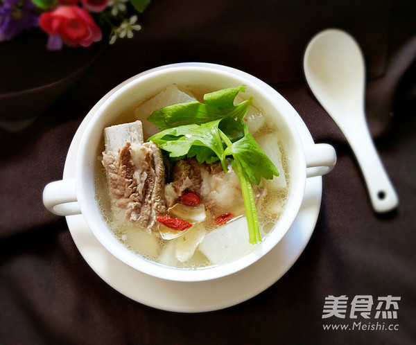 Lily Soup with White Radish Ribs recipe