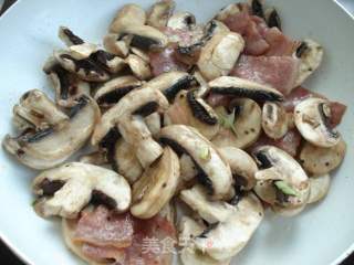 Stir-fried Mushrooms with Bacon recipe