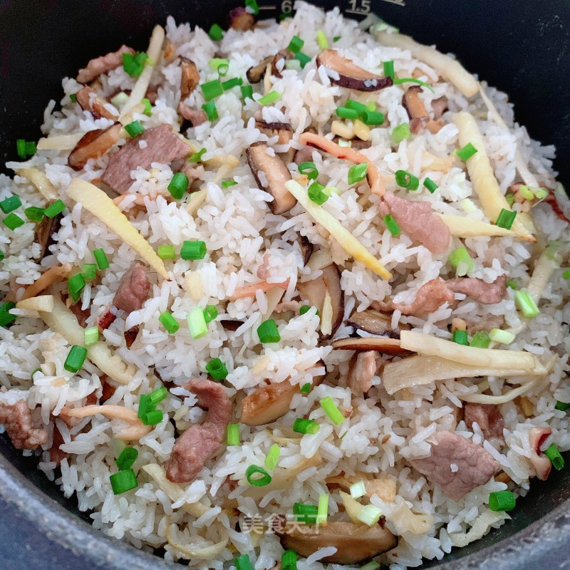 Fried Rice with Bamboo Shoots