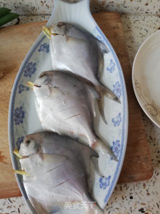 Steamed Pomfret recipe