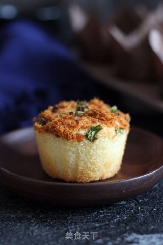 Chive Pork Floss Cake recipe