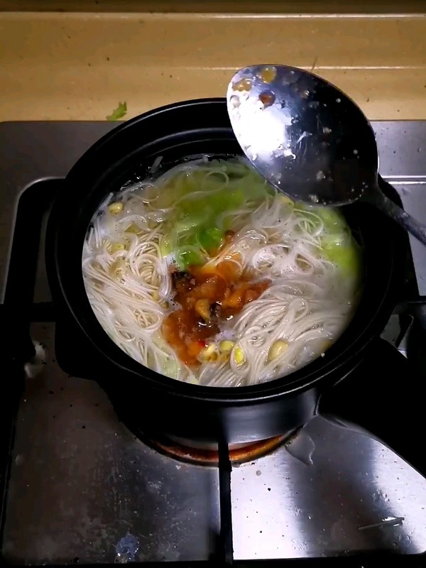 Pork Rib Soup Hot Pot Noodle recipe