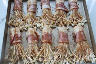 Bacon Enoki Mushroom Roll recipe