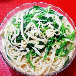 The Winter in The Northeast is Most Suitable for Hot Noodle Soup. Breakfast and Dinner are Very Good for Warming The Body and Stomach. Simple and Healthy. recipe
