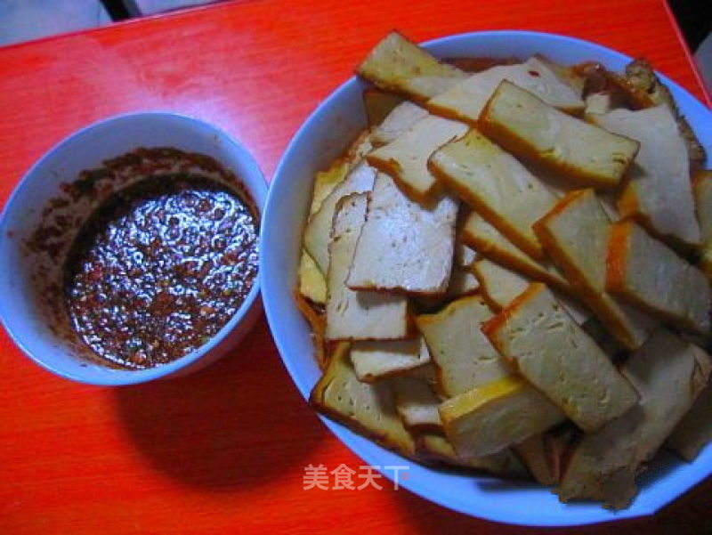 A New Way to Eat Vegetarian Chicken Tofu-a Side Dish to Go with Wine recipe