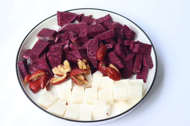 Purple Sweet Potato and Red Date Paste recipe