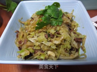 Kale Stir-fried Noodles recipe