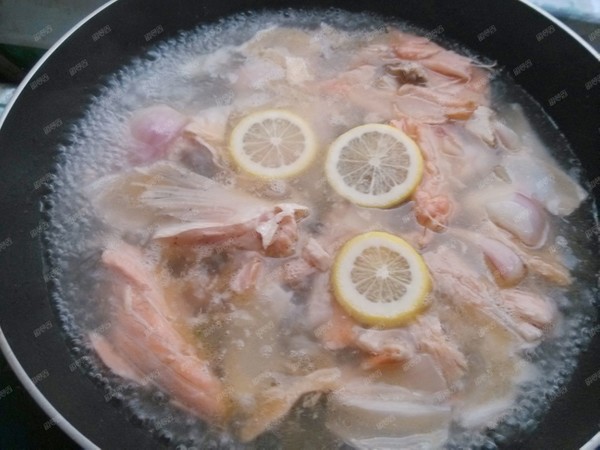 Salmon Onion Soup recipe