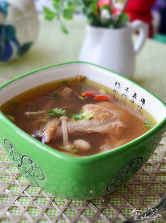 Purple Lingzhi Chicken Soup recipe