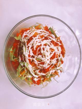 Fish Roe and Vegetable Salad recipe