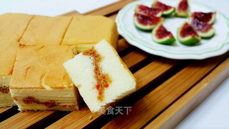 #trust之美# Yogurt Pork Floss Cake-less Oil Version recipe