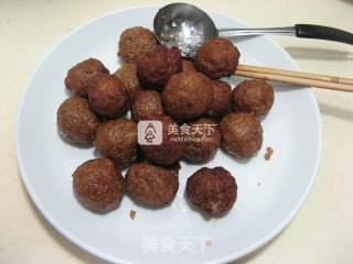 Braised Pork and Lotus Root Meatballs recipe