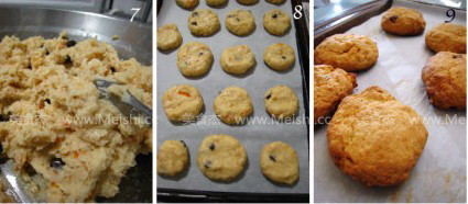 Oatmeal Orange Cookies recipe