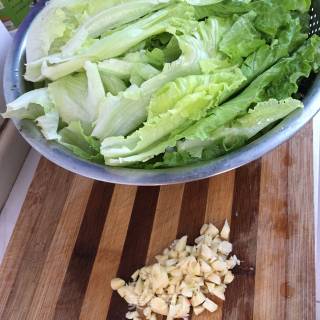 Garlic Mixed Lettuce recipe