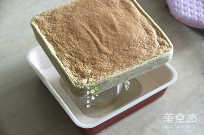 Black Sesame Japanese Cotton Cake recipe