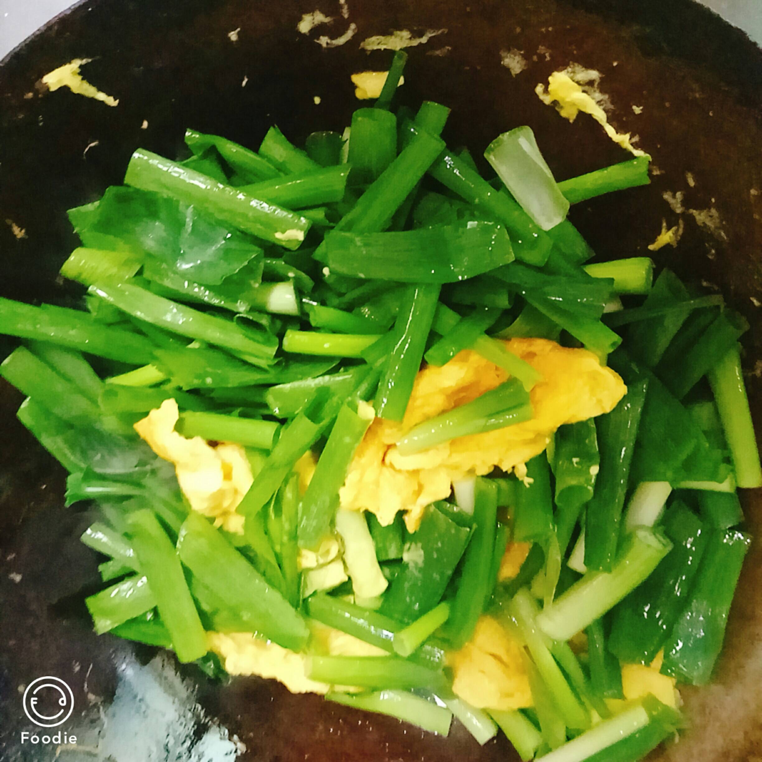 Scrambled Eggs with Scallions recipe