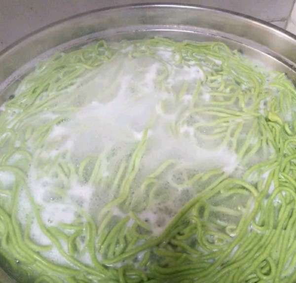 Green Noodles recipe