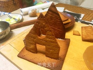 Gingerbread House for The Night---made Gingerbread House Made by Children recipe