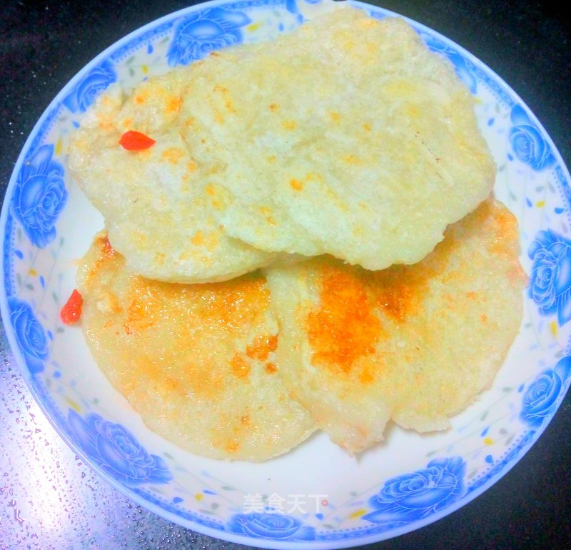 Fried Glutinous Rice Cake in Electric Baking Pan recipe