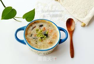 Carrots Preserved Egg and Lean Meat Porridge recipe