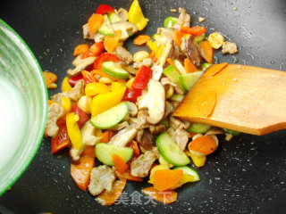 Stir-fried Pork with Choi Vegetables recipe