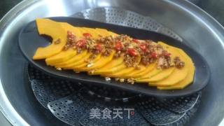 Steamed Pumpkin with Garlic recipe
