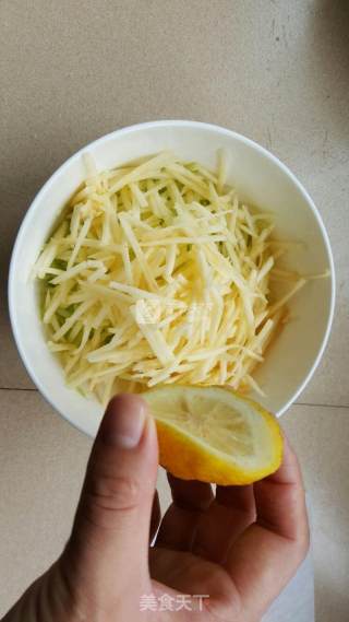 Yogurt Lemon Apple Cucumber Salad recipe