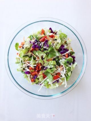 Rong Yuan Taihua-western Food-rainbow Salad recipe