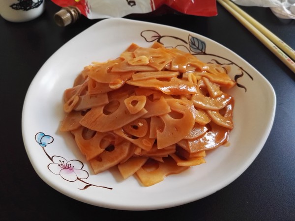 Sweet and Sour Lotus Root Slices recipe