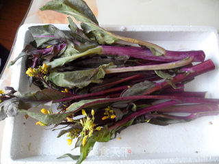 Stir-fried Red Cabbage Stalks recipe