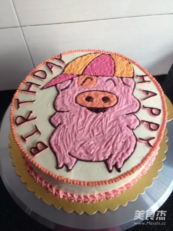 Mcdull Pig Birthday Cake recipe